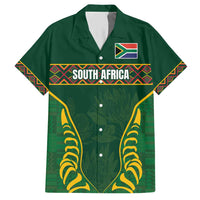 Custom South Africa Rugby Hawaiian Shirt Springboks Spirit and King Protea