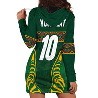 Custom South Africa Rugby Hoodie Dress Springboks Spirit and King Protea