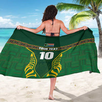 Custom South Africa Rugby Sarong Springboks Spirit and King Protea