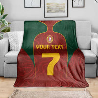 Custom Portugal Football Blanket A Selecao das Quinas
