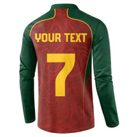 Custom Portugal Football Button Sweatshirt A Selecao das Quinas