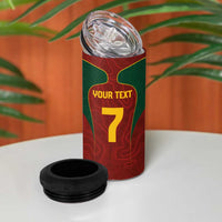 Custom Portugal Football 4 in 1 Can Cooler Tumbler A Selecao das Quinas