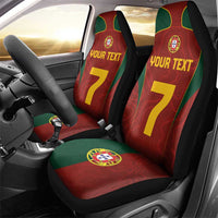 Custom Portugal Football Car Seat Cover A Selecao das Quinas