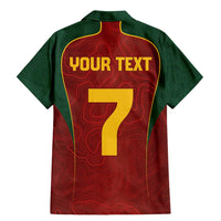 Custom Portugal Football Family Matching Mermaid Dress and Hawaiian Shirt A Selecao das Quinas