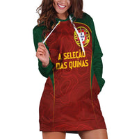Custom Portugal Football Hoodie Dress A Selecao das Quinas