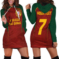 Custom Portugal Football Hoodie Dress A Selecao das Quinas