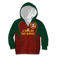 Custom Portugal Football Kid Hoodie A Selecao das Quinas