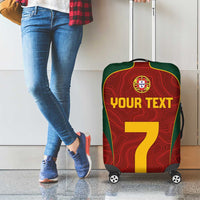 Custom Portugal Football Luggage Cover A Selecao das Quinas