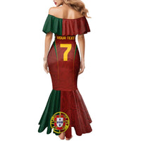 Custom Portugal Football Mermaid Dress A Selecao das Quinas