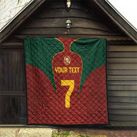 Custom Portugal Football Quilt A Selecao das Quinas