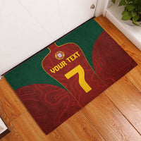 Custom Portugal Football Rubber Doormat A Selecao das Quinas