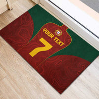 Custom Portugal Football Rubber Doormat A Selecao das Quinas