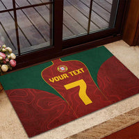 Custom Portugal Football Rubber Doormat A Selecao das Quinas