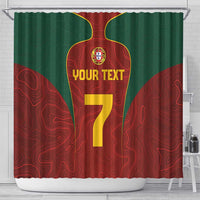 Custom Portugal Football Shower Curtain A Selecao das Quinas