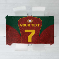 Custom Portugal Football Tablecloth A Selecao das Quinas