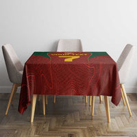 Custom Portugal Football Tablecloth A Selecao das Quinas