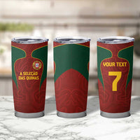 Custom Portugal Football Tumbler Cup A Selecao das Quinas
