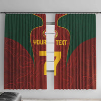 Custom Portugal Football Window Curtain A Selecao das Quinas