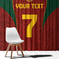 Custom Portugal Football Window Curtain A Selecao das Quinas