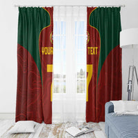 Custom Portugal Football Window Curtain A Selecao das Quinas