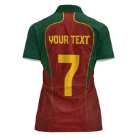 Custom Portugal Football Women Polo Shirt A Selecao das Quinas