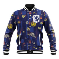 Custom Netherlands Football Baseball Jacket Starry Night Style