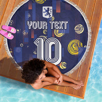 Custom Netherlands Football Beach Blanket Starry Night Style