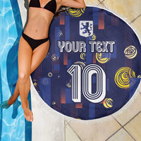 Custom Netherlands Football Beach Blanket Starry Night Style