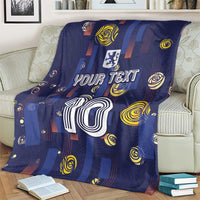 Custom Netherlands Football Blanket Starry Night Style