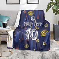 Custom Netherlands Football Blanket Starry Night Style