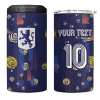 Custom Netherlands Football 4 in 1 Can Cooler Tumbler Starry Night Style