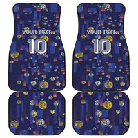 Custom Netherlands Football Car Mats Starry Night Style
