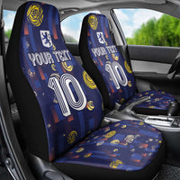Custom Netherlands Football Car Seat Cover Starry Night Style