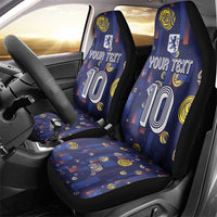 Custom Netherlands Football Car Seat Cover Starry Night Style