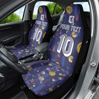 Custom Netherlands Football Car Seat Cover Starry Night Style