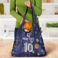 Custom Netherlands Football Grocery Bag Starry Night Style