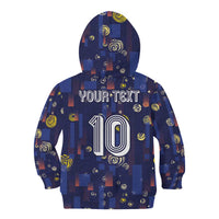 Custom Netherlands Football Kid Hoodie Starry Night Style