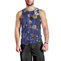 Custom Netherlands Football Men Tank Top Starry Night Style