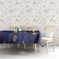 Custom Netherlands Football Tablecloth Starry Night Style
