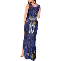 Custom Netherlands Football Tank Maxi Dress Starry Night Style