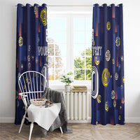 Custom Netherlands Football Window Curtain Starry Night Style