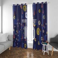 Custom Netherlands Football Window Curtain Starry Night Style
