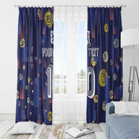 Custom Netherlands Football Window Curtain Starry Night Style