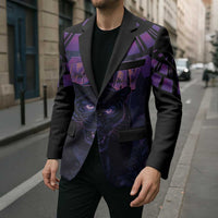 Custom Uruguay National Football Blazer La Celeste South America Wildcat Neon Graphic