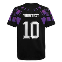 Custom Uruguay National Football Rugby Jersey La Celeste South America Wildcat Neon Graphic