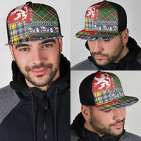 Scottish Christmas Mesh Trucker Cap Scotland Lion and Xmas Elements Patch Style - Wonder Print Shop