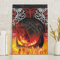 Scotland Up Helly Aa Canvas Wall Art Drakkar Viking Longship Burning The Return of The Light - Wonder Print Shop