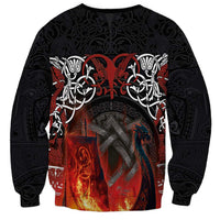 Scotland Up Helly Aa Sweatshirt Drakkar Viking Longship Burning The Return of The Light - Wonder Print Shop