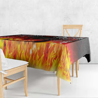 Scotland Up Helly Aa Tablecloth Drakkar Viking Longship Burning The Return of The Light - Wonder Print Shop