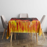 Scotland Up Helly Aa Tablecloth Drakkar Viking Longship Burning The Return of The Light - Wonder Print Shop